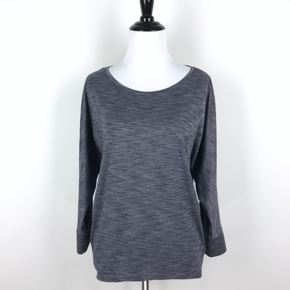 Athleta Tops - Athleta Monarch Top Grey Dolman 3/4 Sleeve Wicking